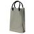 Balenciaga Porta-cellulare Shopping Logo Mini in vernice argento - vista 2