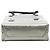 Balenciaga Porta-cellulare Shopping Logo Mini in vernice argento - vista 3