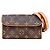 Louis Vuitton Brown Monogram Pochette Florentine