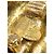 Orecchini a clip rotondi in cristallo placcati oro Chanel Gold CC - vista 5