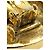 Orecchini a clip rotondi in cristallo placcati oro Chanel Gold CC - vista 9