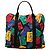 Autre Marque Saint Laurent Black Printed Nylon Love Card Tote Negro