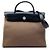 Hermès Brown Toile Herbag Zip 31 Braun Taupe