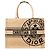Dior Book Tote Medium de yute bordado Beige