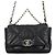 Chanel Black Medium Lambskin 19 Flap