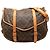 Louis Vuitton Brown Monogram Saumur 43