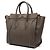 Céline Celine Mini Luggage Tote aus grauem genarbtem Kalbsleder - Ansicht 2
