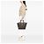Céline Celine Mini Luggage Tote aus grauem genarbtem Kalbsleder - Ansicht 6