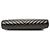 Clutch Chanel Timeless Kisslock in pelle d'agnello nera chevron Nero - vista 3