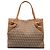 Borsa Tote Fendi Beige Zucchino Canvas