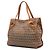 Borsa Tote Fendi Beige Zucchino Canvas - vista 2
