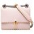 Fendi Pink Small Scalloped Leather Kan I Crossbody