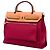 Hermès Red Toile Herbag Zip 31 - vista 2