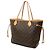 Louis Vuitton Brown Monogram Neverfull MM - vue 2