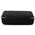Prada Brique Symbole Crossbody-Tasche aus bestickter schwarzer Leinwand - Ansicht 3