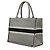 Dior Book Tote Medium aus Canvas mit schwarzer Hahnentritt-Stickerei - Ansicht 2