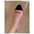 Chanel Ballerine Paillettes Rosa Punta Nera - vista 7