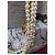 Collier Chanel multi-rangs en perles et fleurs émaillées Blanc Multicolore - vue 10