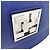Hermès Bolsa de Ombro Hermes Mosaic 24 17 Veau Epsom Blue Ancre Silver - vista 11