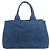Prada Canapa Denim Tote Bag