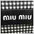 Sac à main 2-Way Miu Miu à carreaux Gingham - vue 9