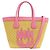 Sac à main 2-Way en raphia Miu Miu