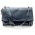 NUOVA BORSA A MANO ZADIG & VOLTAIRE ROCKY II PELLE GRANAZZATA BLU BORSA A TRACCOLLA