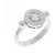 Bulgari Bvlgari Bvlgari 750 White Gold Diamond Ring Größe 12.5