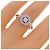 Bulgari Bvlgari Bvlgari 750 White Gold Diamond Ring Größe 12.5 - Ansicht 5