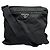 Prada Nylon Tessuto Schultertasche mit Dreiecks-Logo