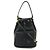 Prada Canvas Leather Logo Jacquard Bucket Bag
