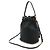 Prada Canvas Leather Logo Jacquard Bucket Bag - view 2