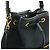 Prada Canvas Leather Logo Jacquard Bucket Bag - view 6