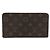 Portefeuille long zippé Louis Vuitton Monogram