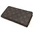 Portefeuille long zippé Louis Vuitton Monogram - vue 2