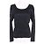 Issey Miyake PLEATS PLEASE Langarm-T-Shirt aus Polyester mit Allover-Print