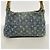 Borsa a tracolla Louis Vuitton Monogram Denim Baggy PM - vista 10