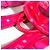 Mochila MCM em couro rosa - vista 5
