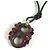 Collana lunga Marina Gucci con logo GG e cuore di strass