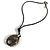 Collana lunga Marina Gucci con logo GG e cuore di strass - vista 7