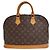 Louis Vuitton Vintage Alma Monogram Canvas PM Braun