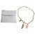 Autre Marque Collar GAVELLO Milan Plata Chapada Oro Esmalte Rosa Dorado - vista 2