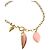 Autre Marque Collar GAVELLO Milan Plata Chapada Oro Esmalte Rosa Dorado - vista 5