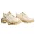 Balenciaga Triple S Clear Sole Sneakers Vanilla Beige - vista 7