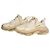 Balenciaga Triple S Clear Sole Sneakers Vanilla Beige - vista 8