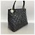 Chanel Tote Bag aus schwarzem genarbtem Kalbsleder - Ansicht 2