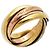 Anillo Cartier Trinity en oro amarillo blanco y rosa