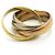 Anillo Cartier Trinity en oro amarillo blanco y rosa - vista 8