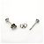 Autre Marque Tiffany & Co. By the Yard Platin-Stecker-Ohrringe - Ansicht 3