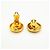 Pendientes de clip Chanel Coco Mark Circle Gold - vista 3